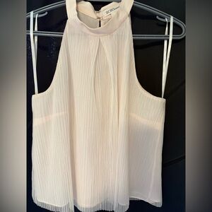 BCBGeneration Light Pink Sleeveless Blouse EUC